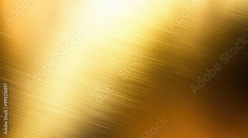 A metallic gold background with a smooth texture, perfect for creating a sleek and elegant look for your design.