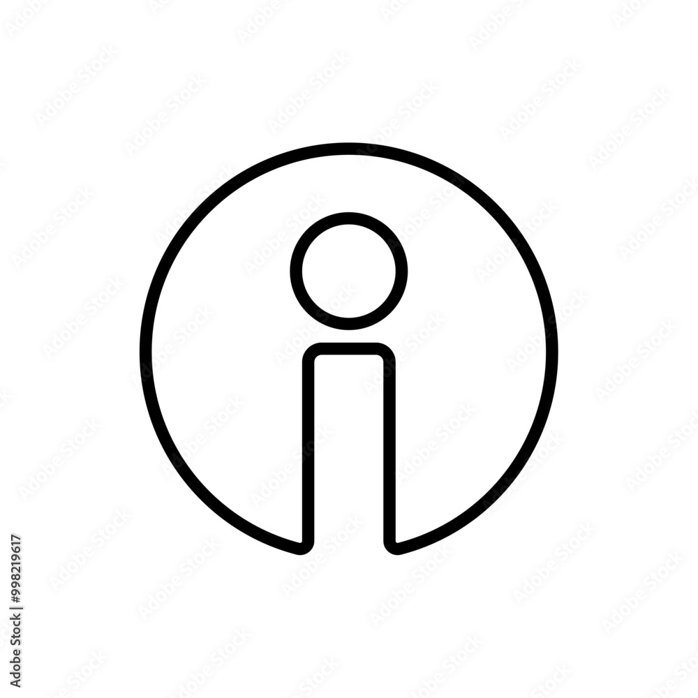 info icon. line vector isolated on white background. trendy and modern design info icon. line vector isolated on white background. trendy and modern design