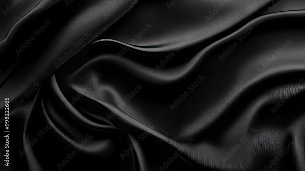 A smooth, rich black background with soft lighting, ideal for luxury branding or dramatic design.