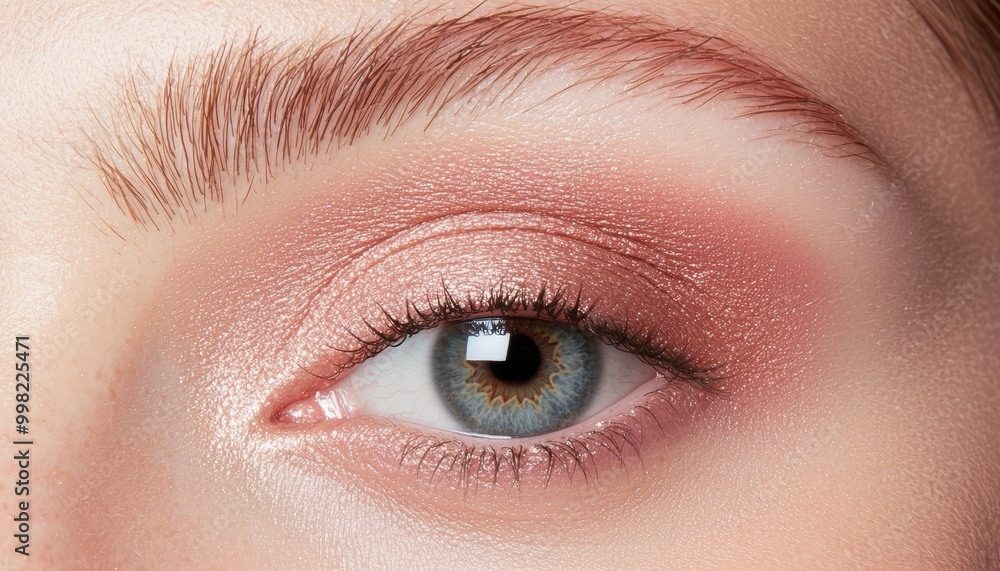 Neutral brown eyeshadow swatches blended with vibrant power berry tones, creating a bold, yet natural eye look. Neutral brown eyeshadow swatches blended with vibrant power berry tones, creating a bold, yet natural eye look.