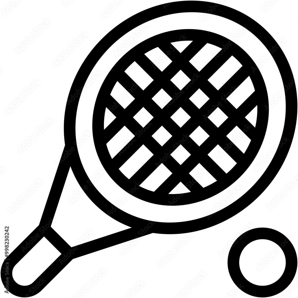 Vector Icon Tennis, Sport, Tennis Racket, Ball, Sportive Vector Icon Tennis, Sport, Tennis Racket, Ball, Sportive