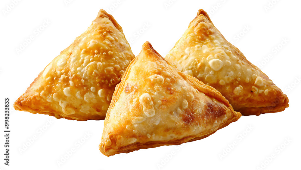 Crispy fried samosas isolated on a transparent background, perfect for food-related designs, restaurant menus, or culinary packaging.
Crispy fried samosas isolated on a transparent background, perfect for food-related designs, restaurant menus, or culinary packaging.