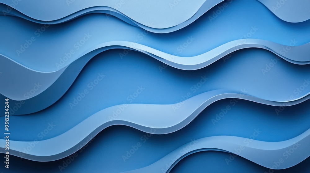 Abstract Blue Waves Abstract Blue Waves