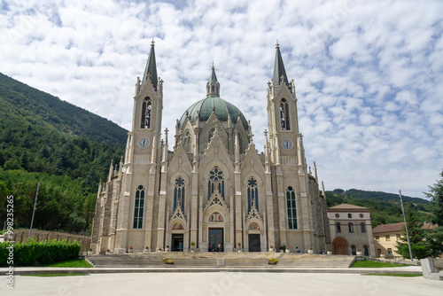 The Basilica of Our Lady of Sorrows is an important Catholic place of worship located in the municipality of Castelpetroso, in the province of Isernia, Molise, Italy