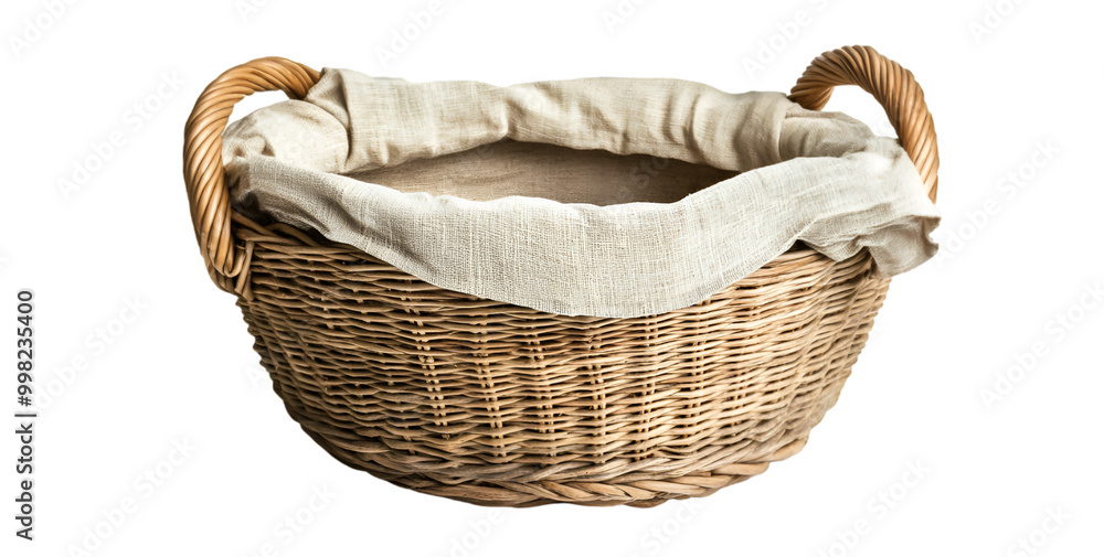 a basket with a cloth inside
a basket with a cloth inside