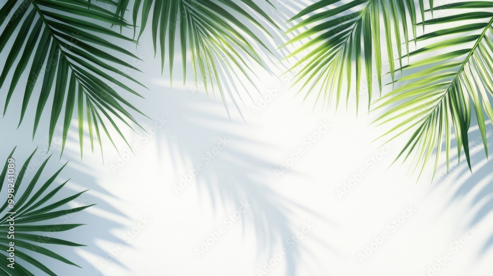 Fototapeta premium Tropical Palm Wall Decor