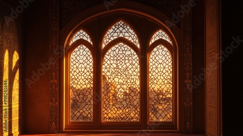 Golden Hour Through a Window