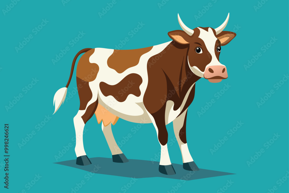 Cow vector illustration, Cow vector, Cow Sticker Cow vector illustration, Cow vector, Cow Sticker