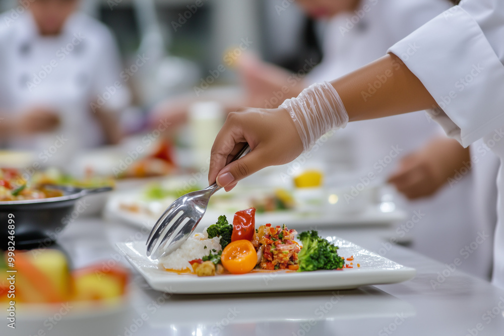 A lively culinary skills workshop where participants learn to cook various international dishes, fostering a love for diverse cuisines and culinary techniques. A lively culinary skills workshop where participants learn to cook various international dishes, fostering a love for diverse cuisines and culinary techniques.