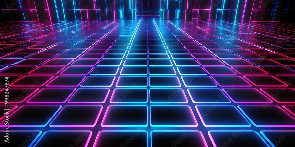 abstract background with squares abstract background with squares