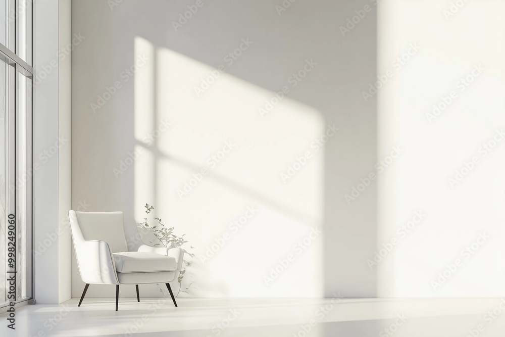 Elegant minimalistic interior design mockup Elegant minimalistic interior design mockup