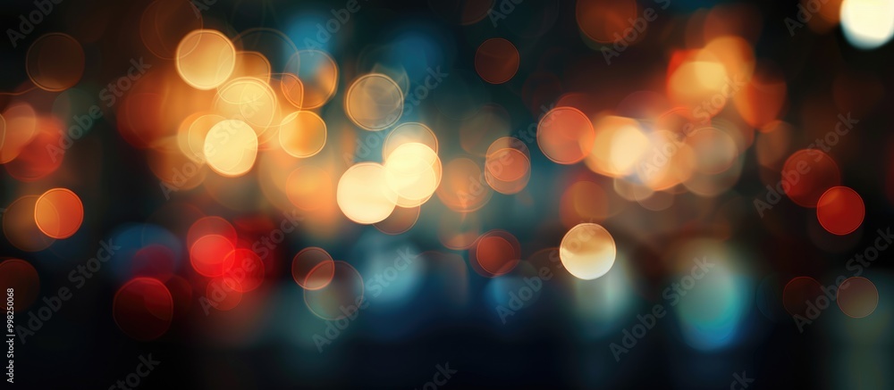 Abstract Blurred Background Defocused In The Dark Night Abstract Blurred Background Defocused In The Dark Night