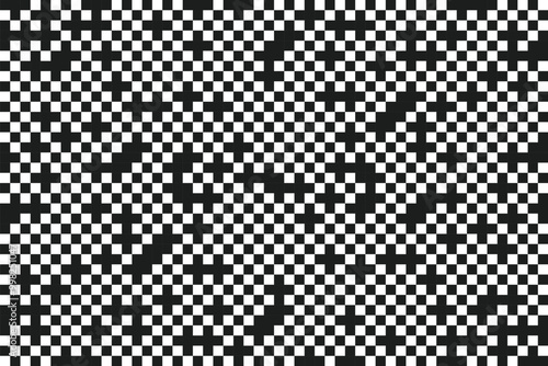 Weird Checkered Pixels Glitch Effect Abstract Background.  Glitch Checkered Pixels Pattern.  Glitch datamoshing camera effect. Retro VHS background like in old video tape rewind or no signal TV screen