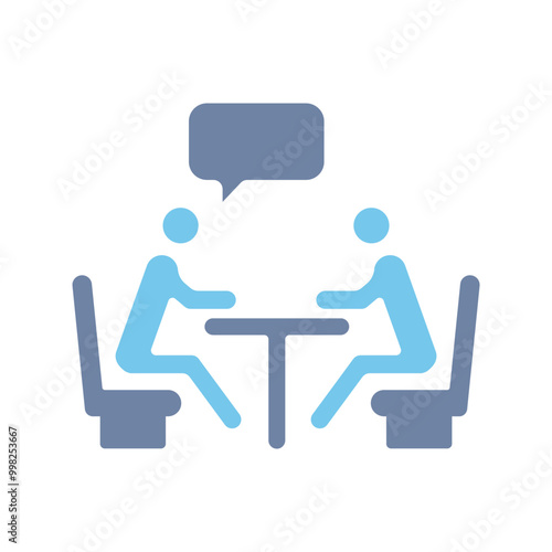 deliberation concept line icon. Simple element illustration. deliberation concept outline symbol design.