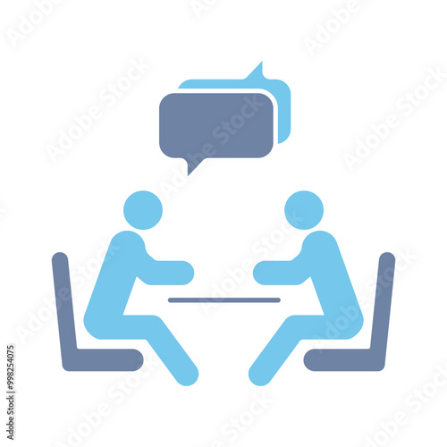 meeting concept line icon. Simple element illustration. meeting concept outline symbol design.