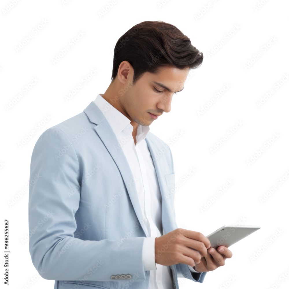 PNG Young business man computer reading blazer. PNG Young business man computer reading blazer.