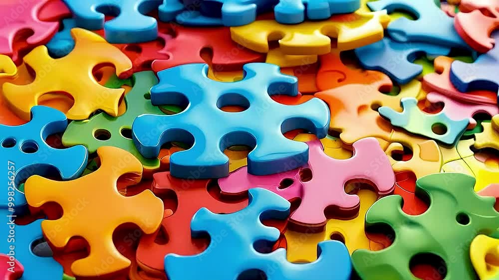colourful jigsaw pieces colourful jigsaw pieces