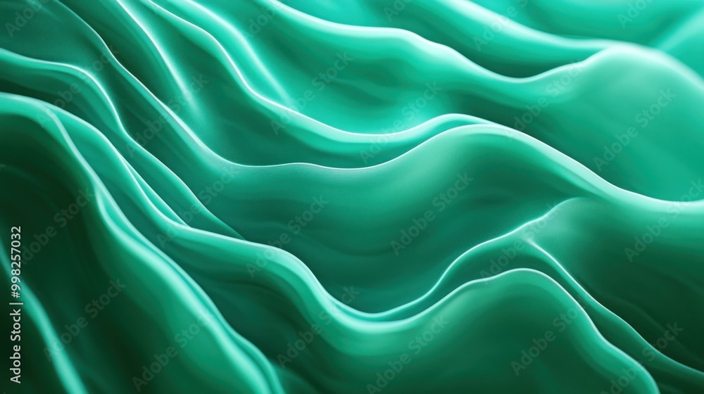Fototapeta premium Abstract Green Fabric Texture