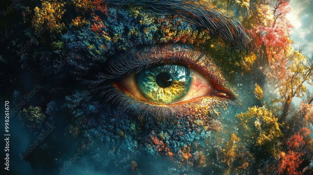 Exploring the Intersection of Nature and Human Emotion Through Surreal Eye Imagery Exploring the Intersection of Nature and Human Emotion Through Surreal Eye Imagery