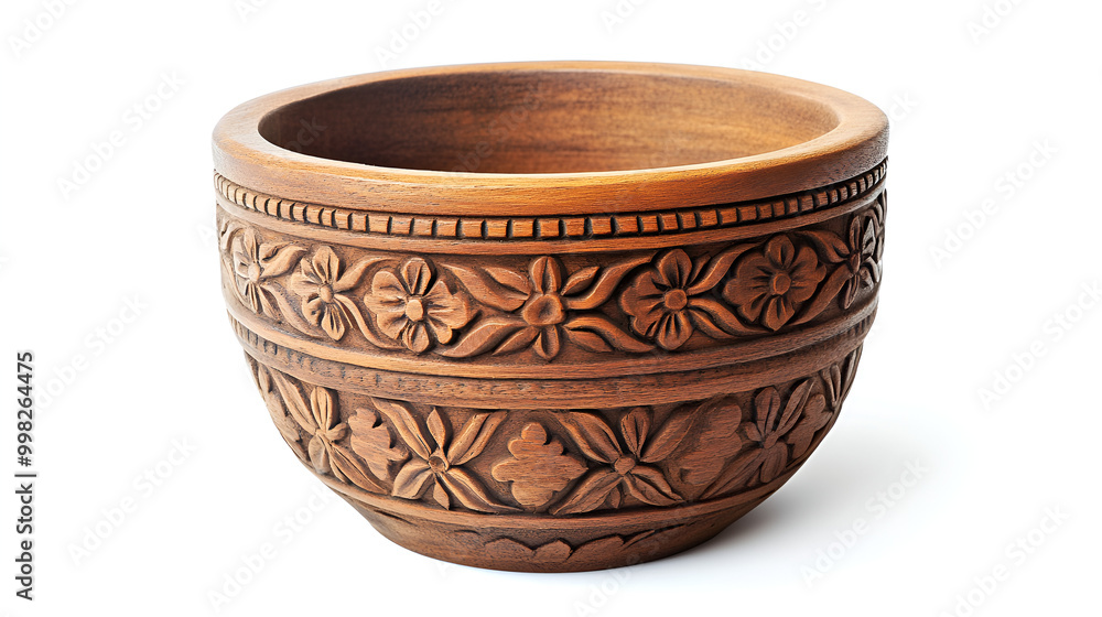 a brown bowl with a pattern on it
a brown bowl with a pattern on it