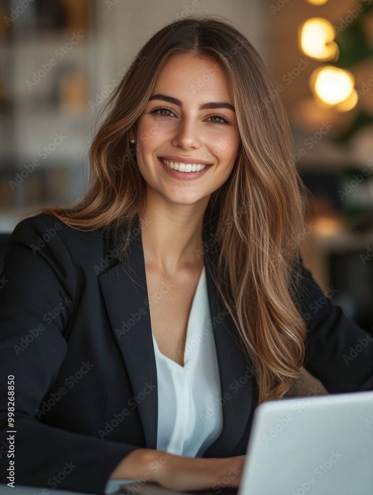 Businesswoman Smiling at the Camera Businesswoman Smiling at the Camera