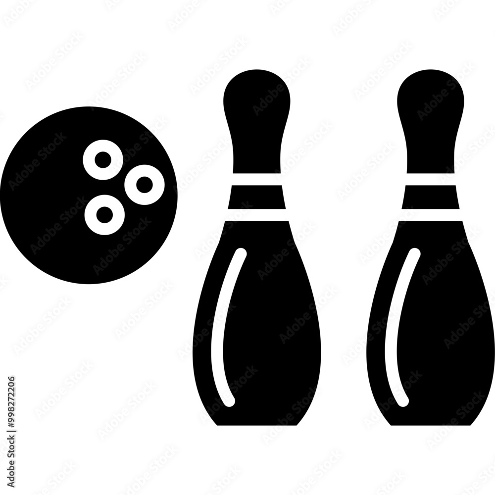 Fototapeta premium Bowling Icon