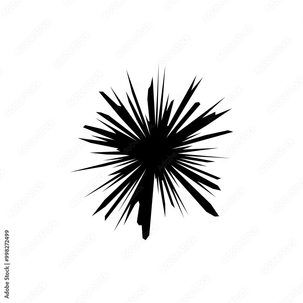Circular geometric motif. Abstract grayscale op-art element
Circular geometric motif. Abstract grayscale op-art element
