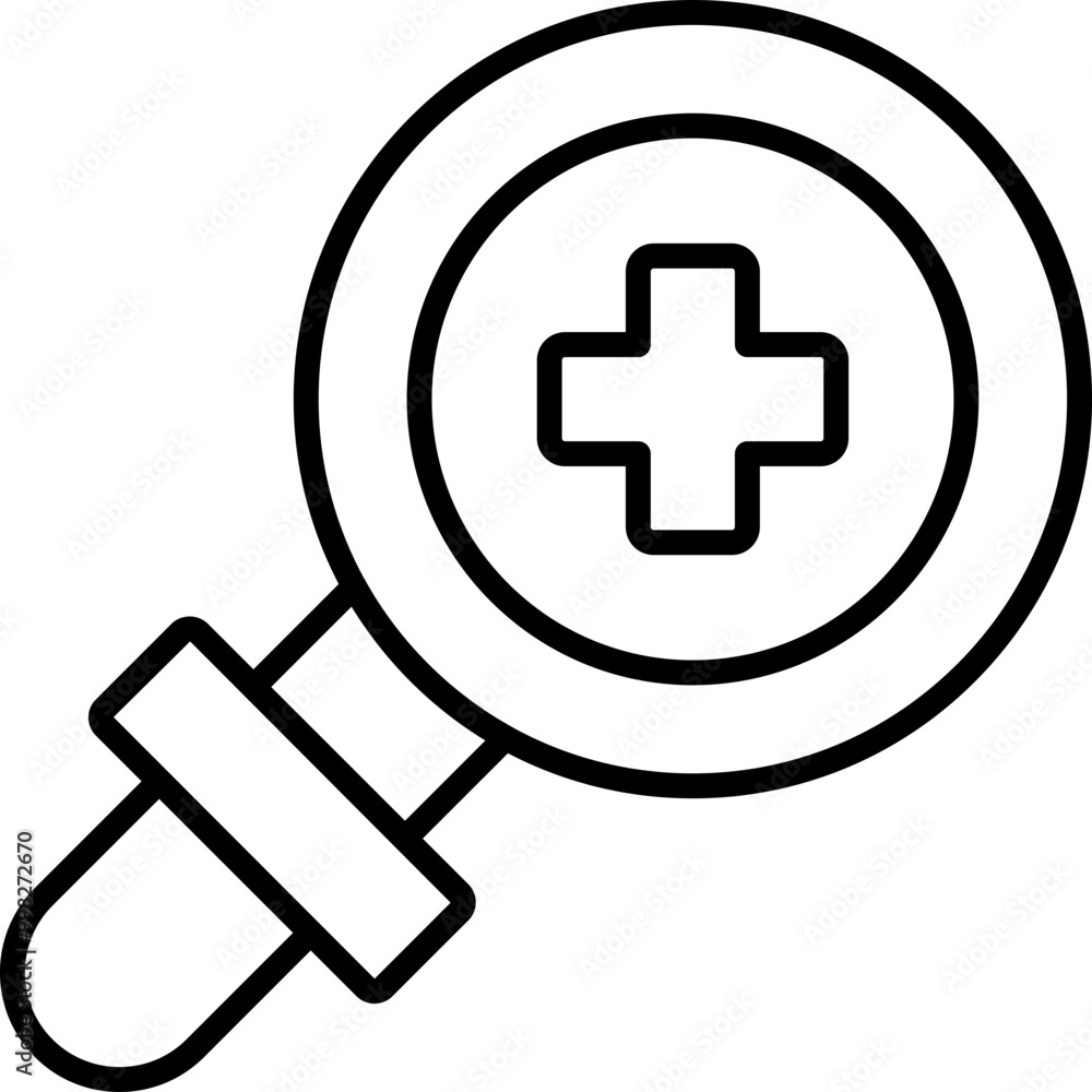 Fototapeta premium Loupe Icon