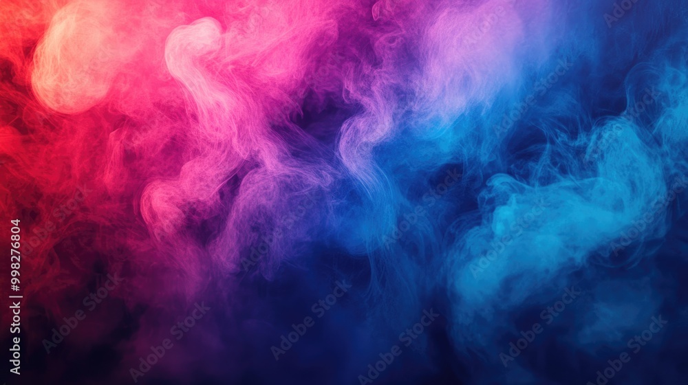 Vibrant Colorful Smoke Dynamic Artistic Background with Blue Pink and Red Shades Showcasing a Mystical Burst of Smoky Texture for a Soft Lively Atmosphere Vibrant Colorful Smoke Dynamic Artistic Background with Blue Pink and Red Shades Showcasing a Mystical Burst of Smoky Texture for a Soft Lively Atmosphere