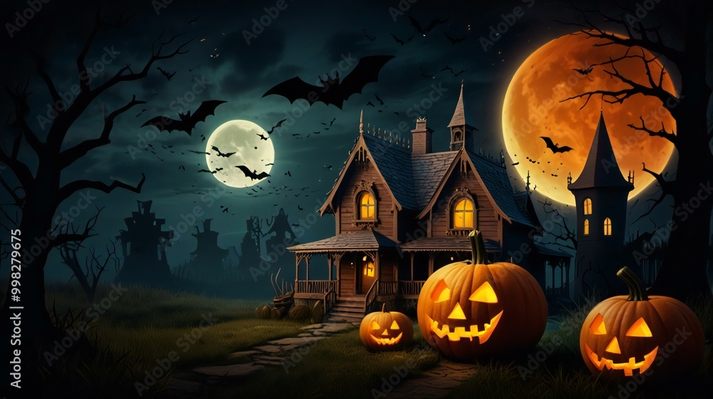 halloween background with pumpkin halloween background with pumpkin