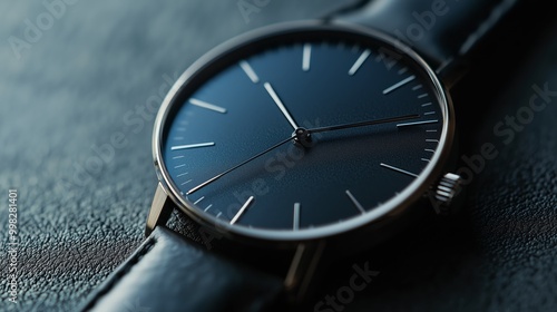 Wallpaper Mural Minimalist Timeless Watch with No Numbers Torontodigital.ca