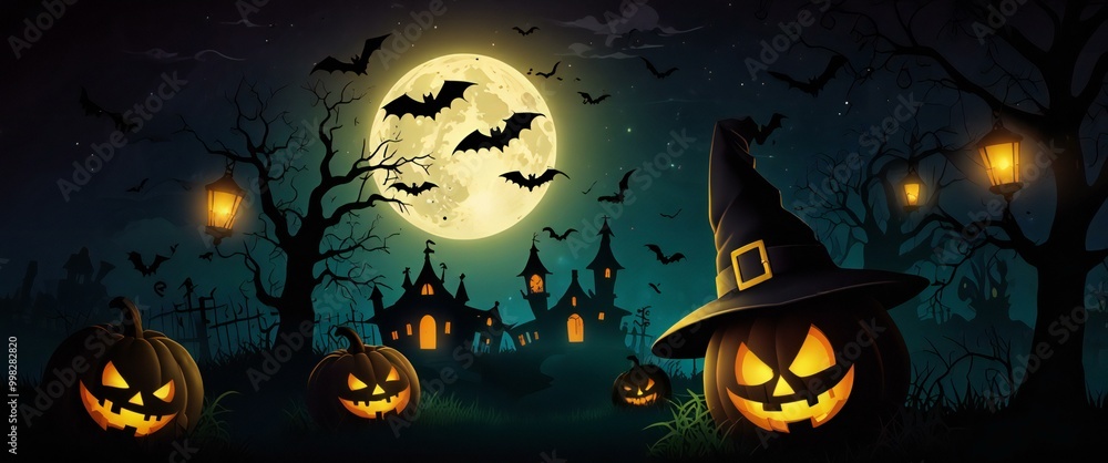 halloween background with pumpkin halloween background with pumpkin