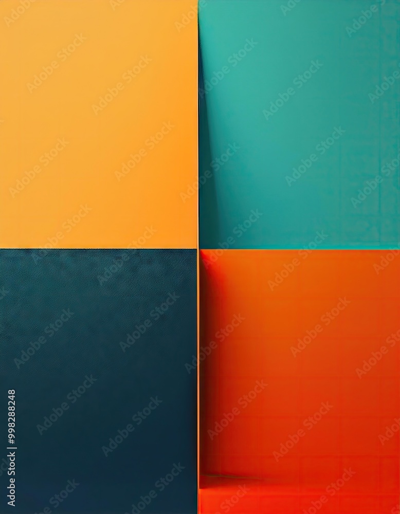 Fototapeta premium Abstract colorful squares