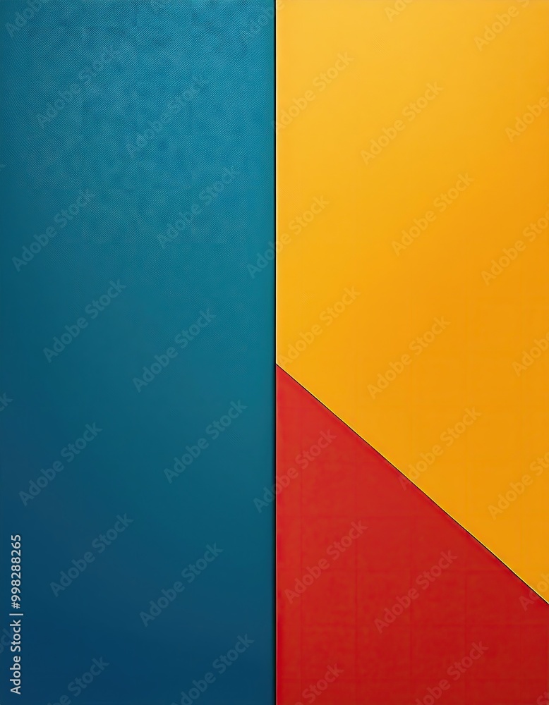 Abstract colors with a red triangle Abstract colors with a red triangle
