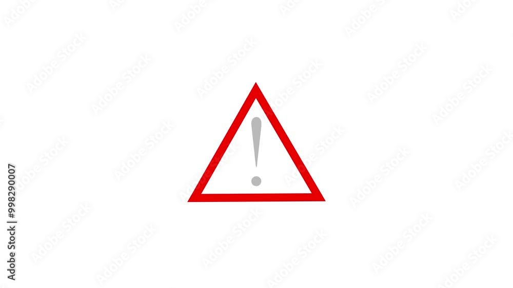 Warning Sign Icon animation,warning sign, careful, attention Warning Sign Icon animation,warning sign, careful, attention