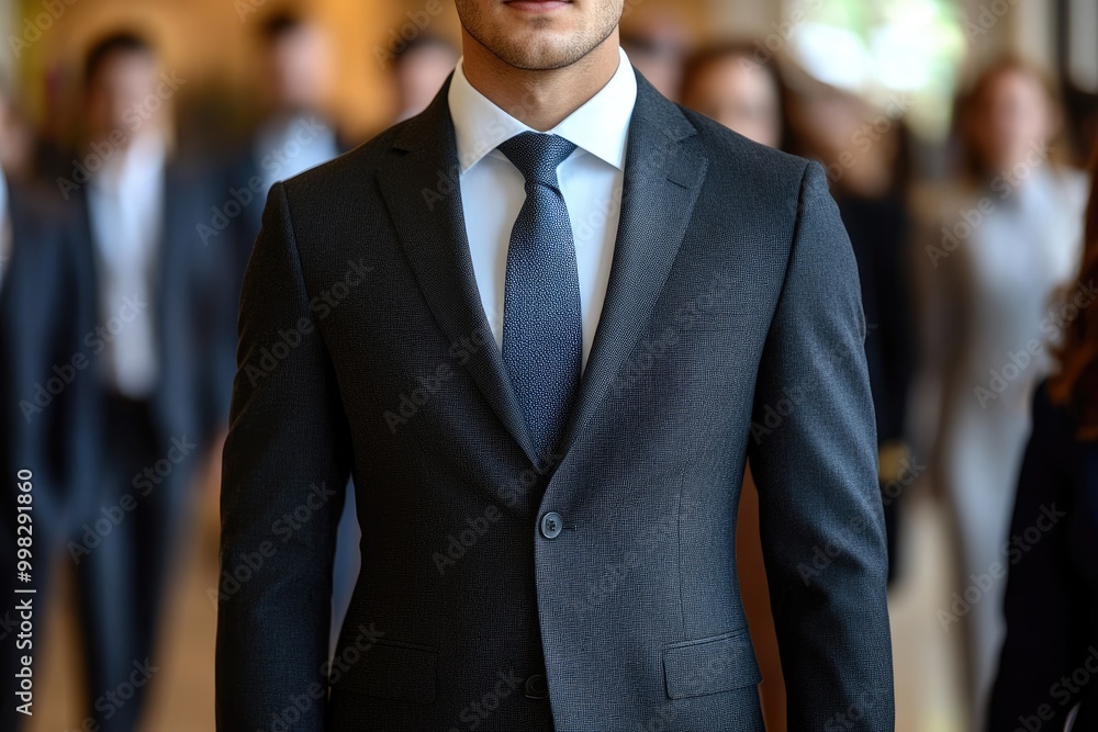 Close-up of a man in a suit. Great for business, corporate, and professional themes. Close-up of a man in a suit. Great for business, corporate, and professional themes.