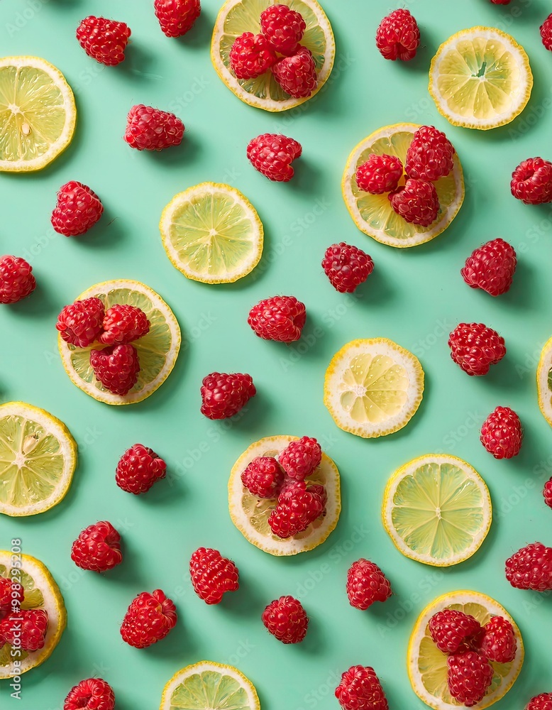 Lemon & Raspberry pattern Lemon & Raspberry pattern