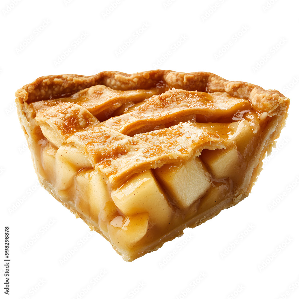A delicious slice of homemade apple pie showcasing perfectly baked crust and sweet apple filling. A delicious slice of homemade apple pie showcasing perfectly baked crust and sweet apple filling.