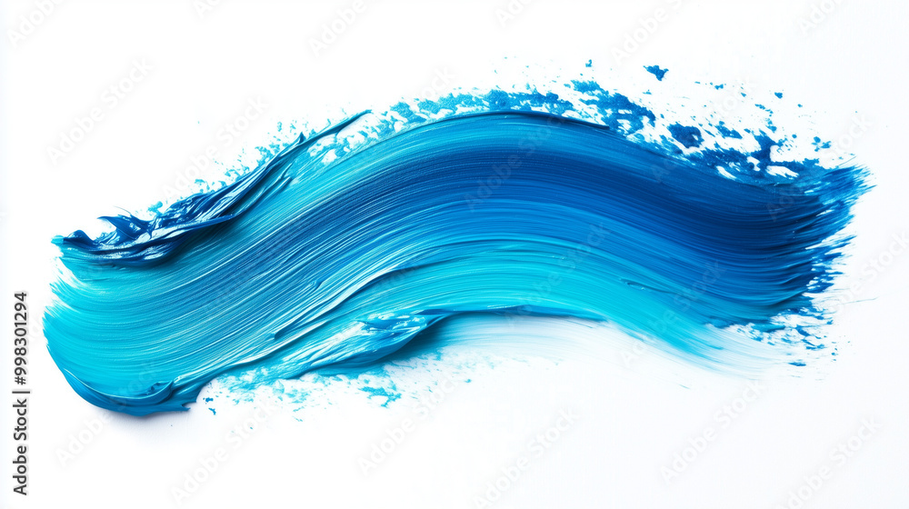 Flowing Blue Paint Brushstroke On White Background Abstract Art Motion Creative Modern Aesthetic Dynamic Paint Stroke Flowing Blue Paint Brushstroke On White Background Abstract Art Motion Creative Modern Aesthetic Dynamic Paint Stroke