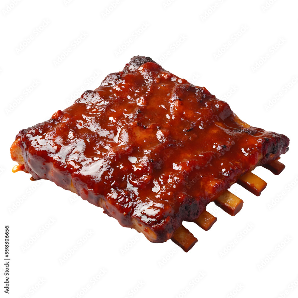 grilled ribs isolated on a transparent background grilled ribs isolated on a transparent background