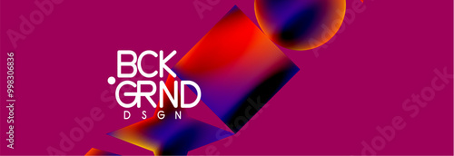 Fluid color geometric shapes abstract background. Vector Illustration For Wallpaper, Banner, Background, Card, Book Illustration, landing page