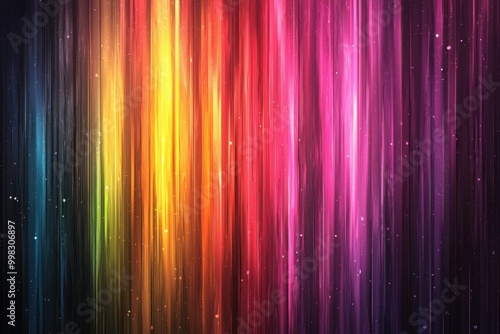 Vibrant abstract gradient with colorful vertical streaks