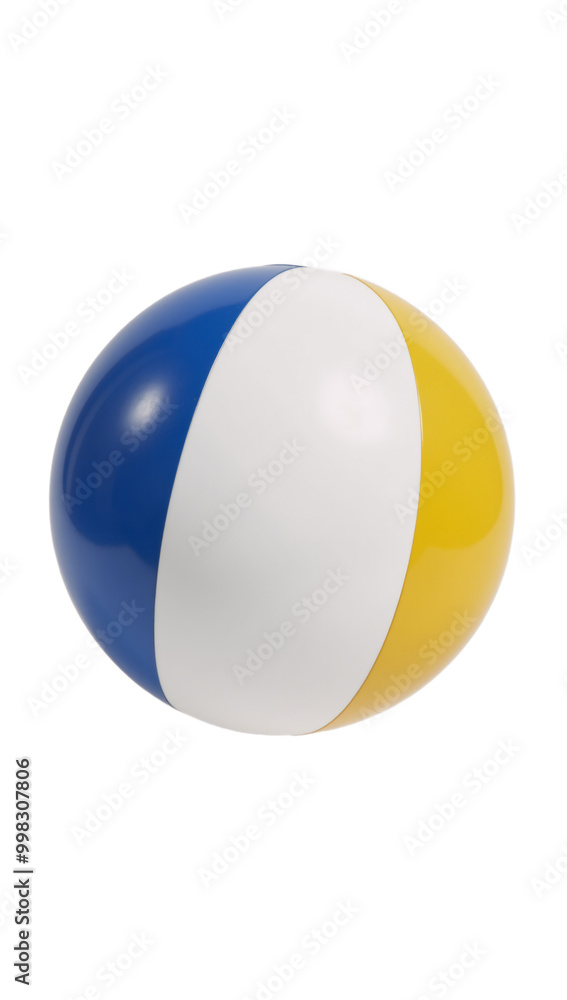 Beach ball shown as an isolated transparent PNG image Beach ball shown as an isolated transparent PNG image