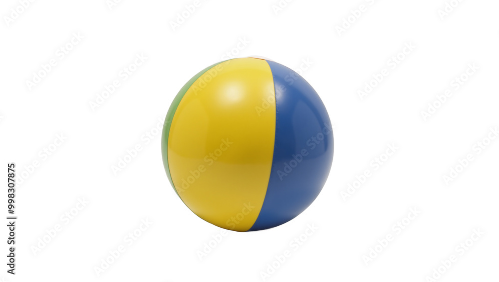 Beach ball shown as an isolated transparent PNG image Beach ball shown as an isolated transparent PNG image