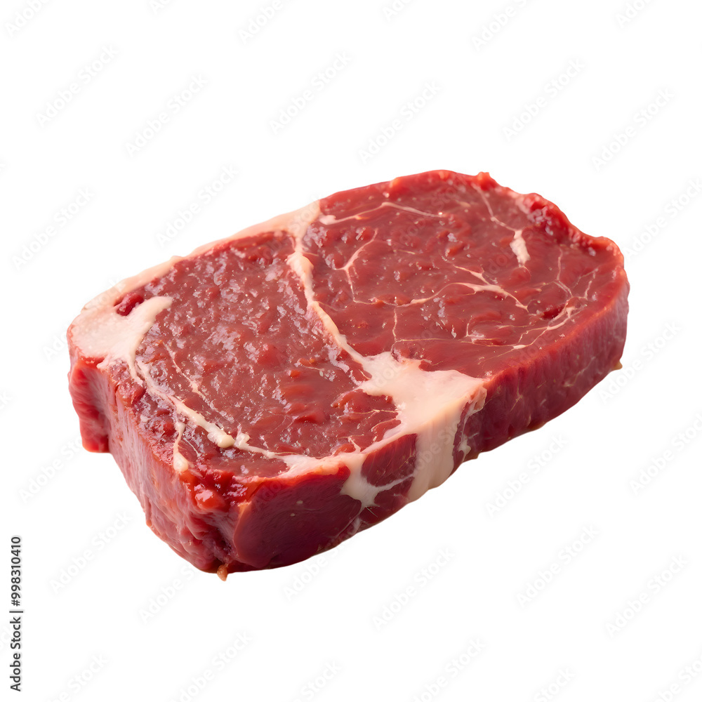 raw beef steak isolated on a transparent background raw beef steak isolated on a transparent background