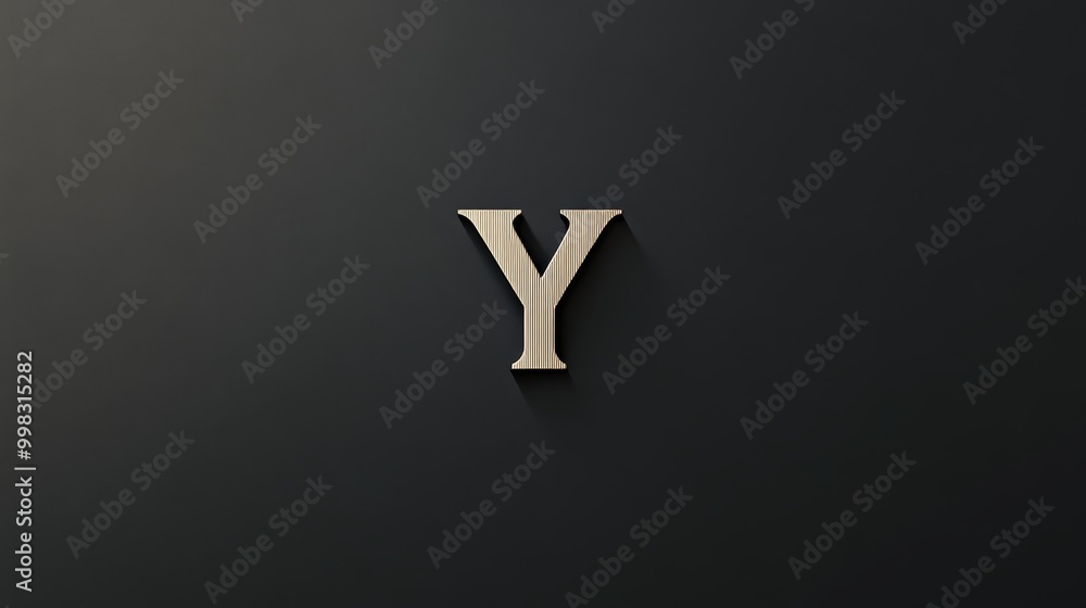 Fototapeta premium Elegant logo with the letter 