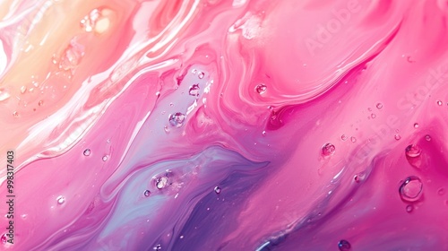 Fluid paint texture with a spreading effect ideal for creative backgrounds or artistic projects photo