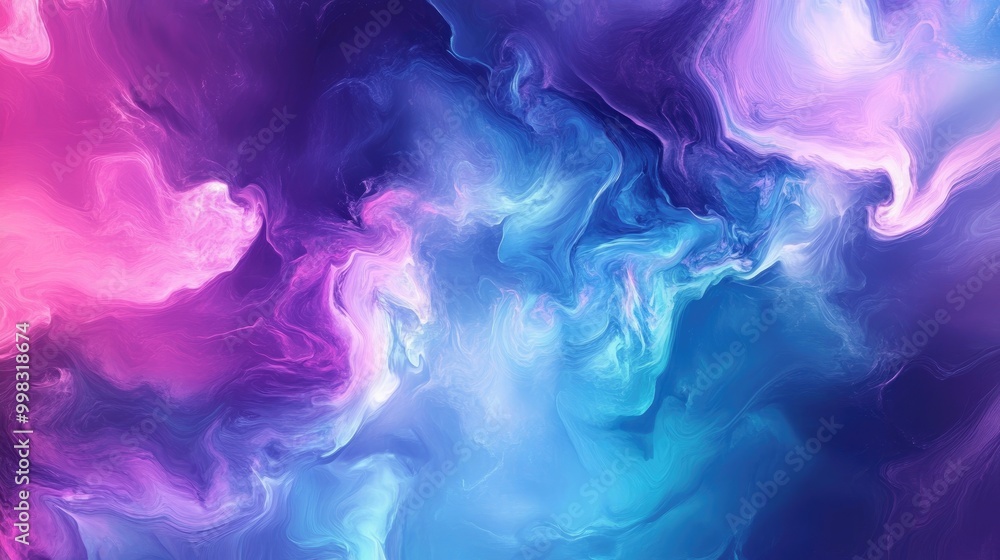 Colorful abstract wallpaper in shades of blue purple and pink Colorful abstract wallpaper in shades of blue purple and pink