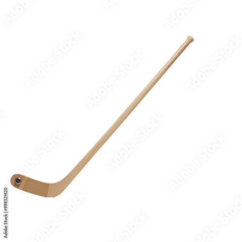 Hockey stick isolated as a transparent PNG file