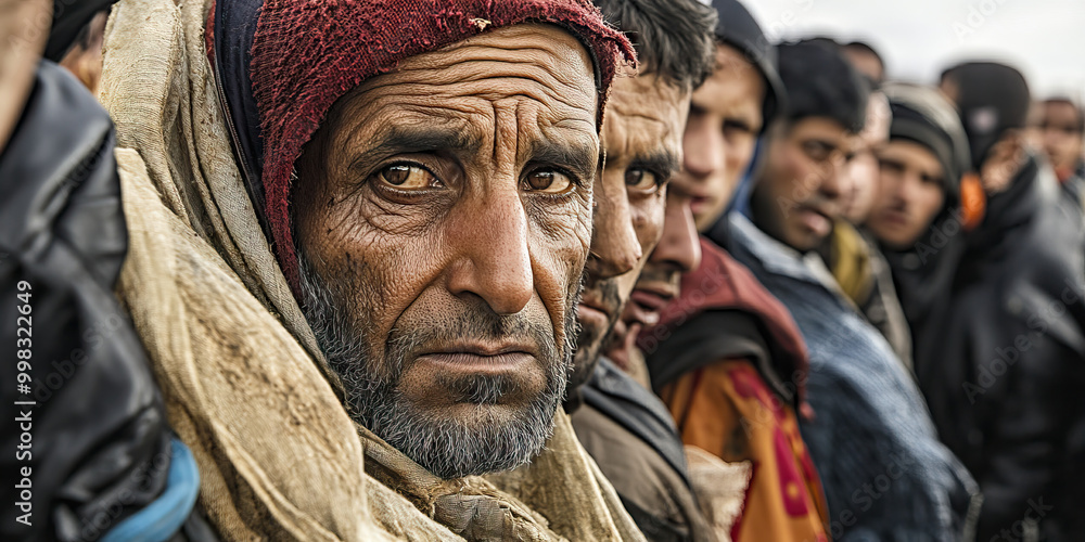 Naklejka premium Forgotten Frontline: A rural town caught in the crossfire, its streets littered with spent shells and abandoned vehicles.
